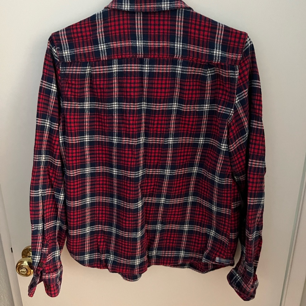 American Eagle Vintage Flannel Shirt! Campy Cute!